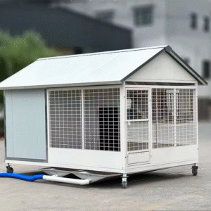 Durable Outdoor and Indoor Dog House, Comfortable Pet House for Small, Medium and Large Dogs, Weatherproof Shelter Kennel